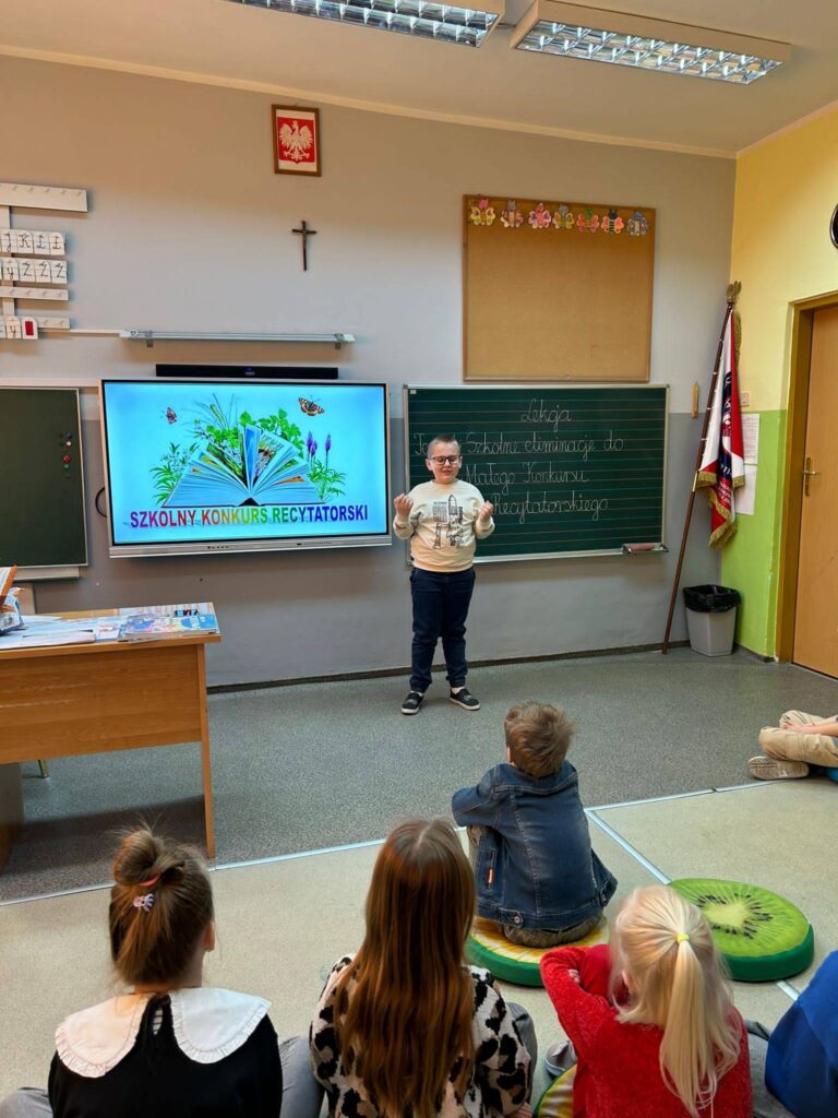 Konkurs Recytatorski klas 1-3