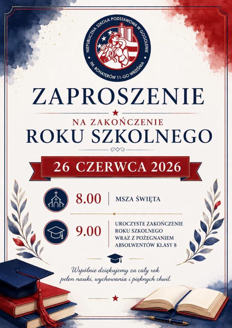 Zakończenie roku szkolnego 2025/2026